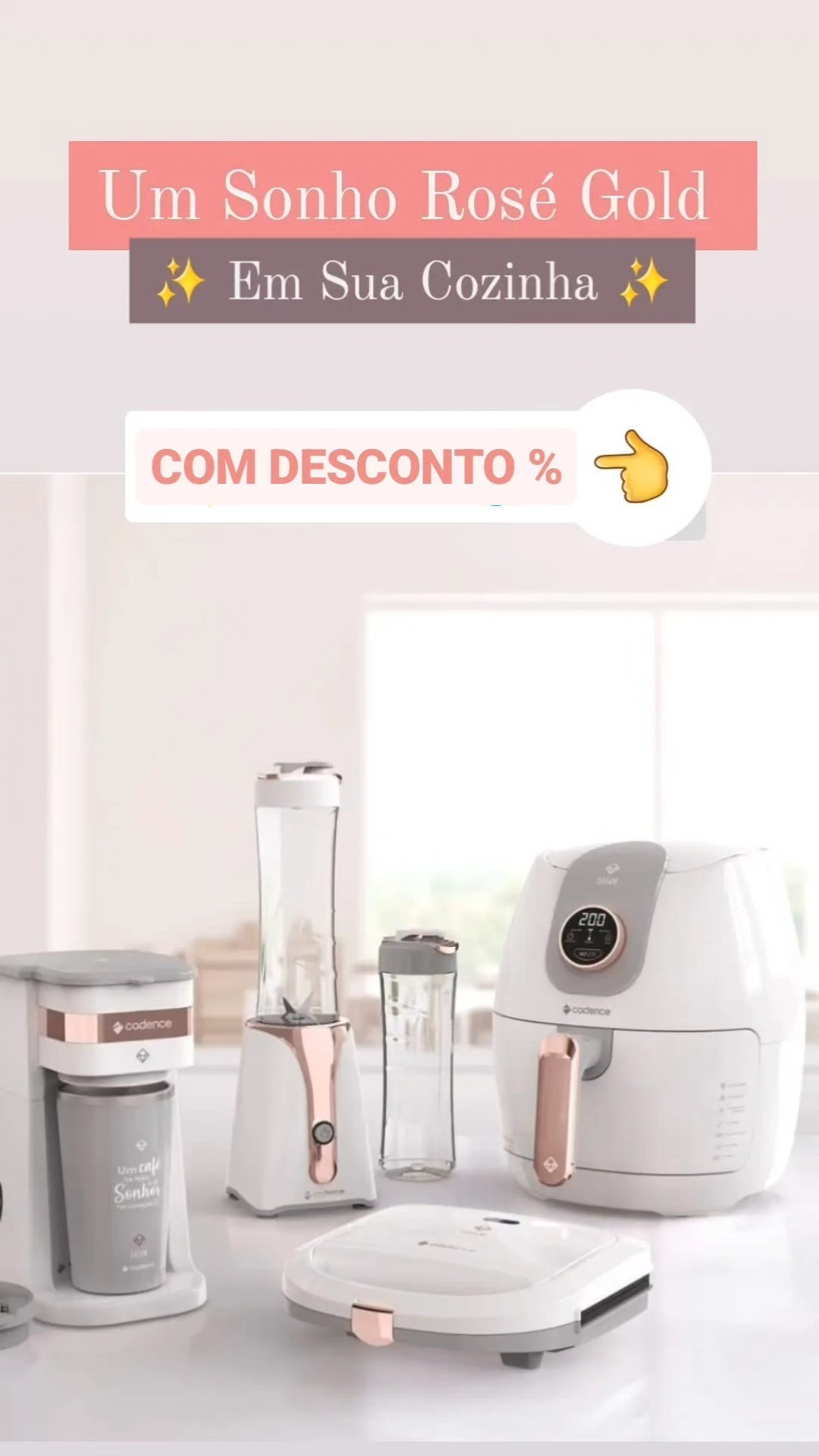 ✨ Luxo e delicadeza em sua cozinha com esta linha Rose Gold da Cadence!

#LTKbrasil