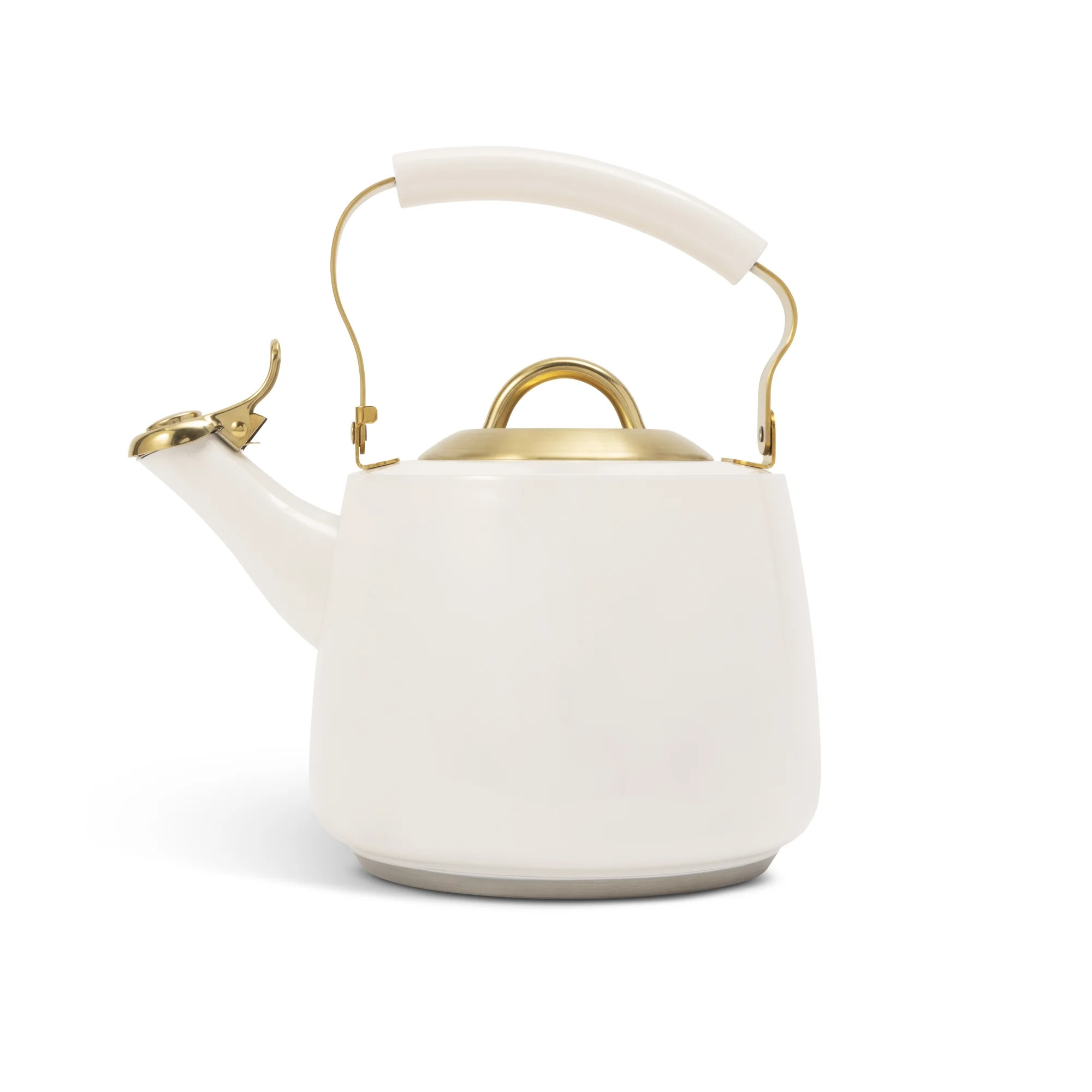 Thyme & Table Stainless Steel 1.8L Stovetop Tea Kettle - Cream & Gold | Walmart (US)