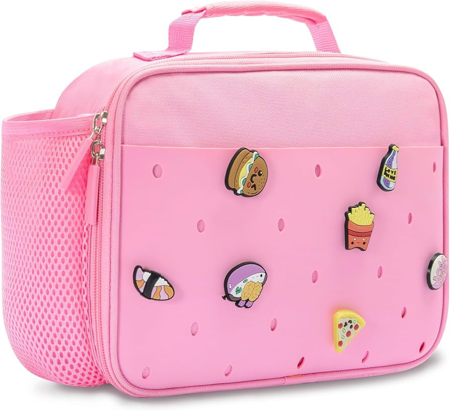 Kid Insulated Lunch Bag Cute Lunch Box Reusable Lunch Tote for School Picnic Birthday Gifts for G... | Amazon (US)