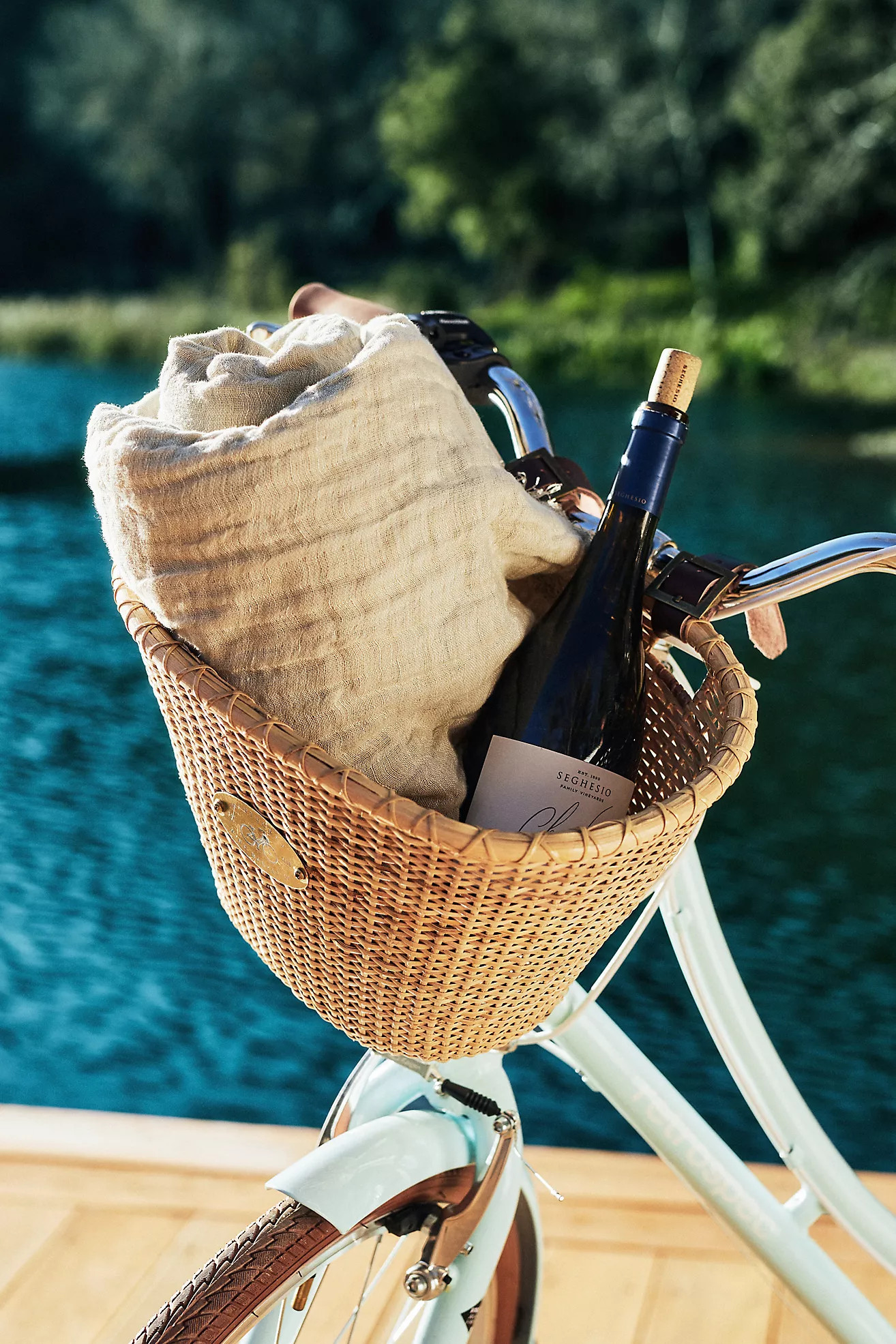 Nantucket Bike Basket Co. Lightship Oval Basket | Anthropologie (US)