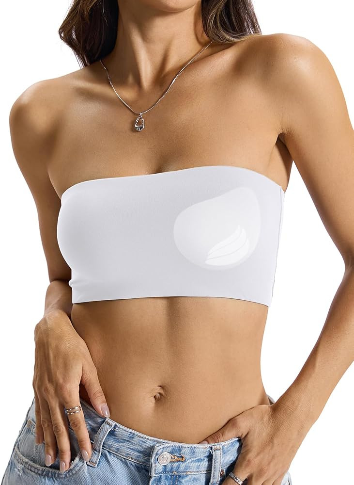 EasyGala Womens Padded Double Lined Tank Top Bandeau Strapless Tube Tops Crop Backless Shirts Sex... | Amazon (US)