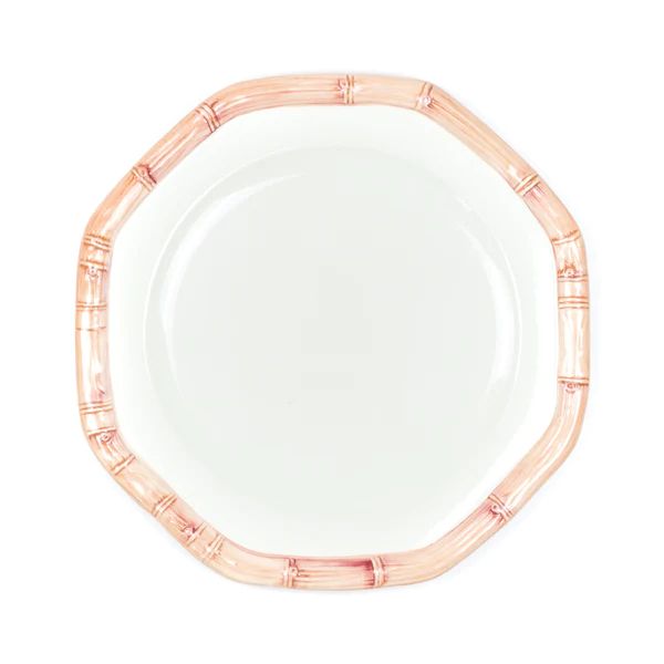 Bamboo Dinner Plate, Blush Pink | The Avenue