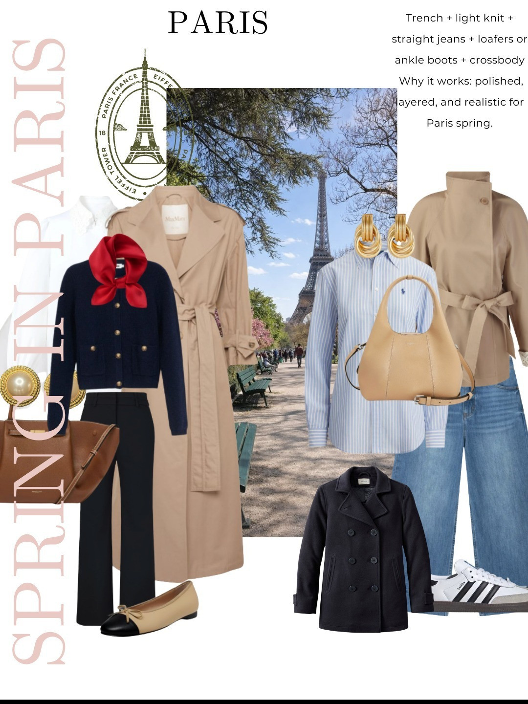 what to wear in France in spring 

 #LTKSeasonal #LTKTravel