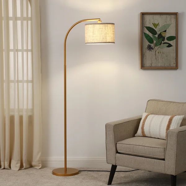 Kjeld 63" Arched Floor Lamp | Wayfair North America