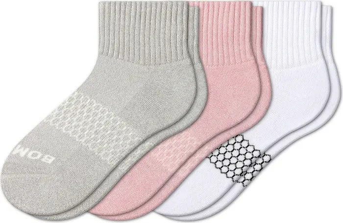 Bombas Assorted 3-Pack Quarter Crew Socks | Nordstrom | Nordstrom