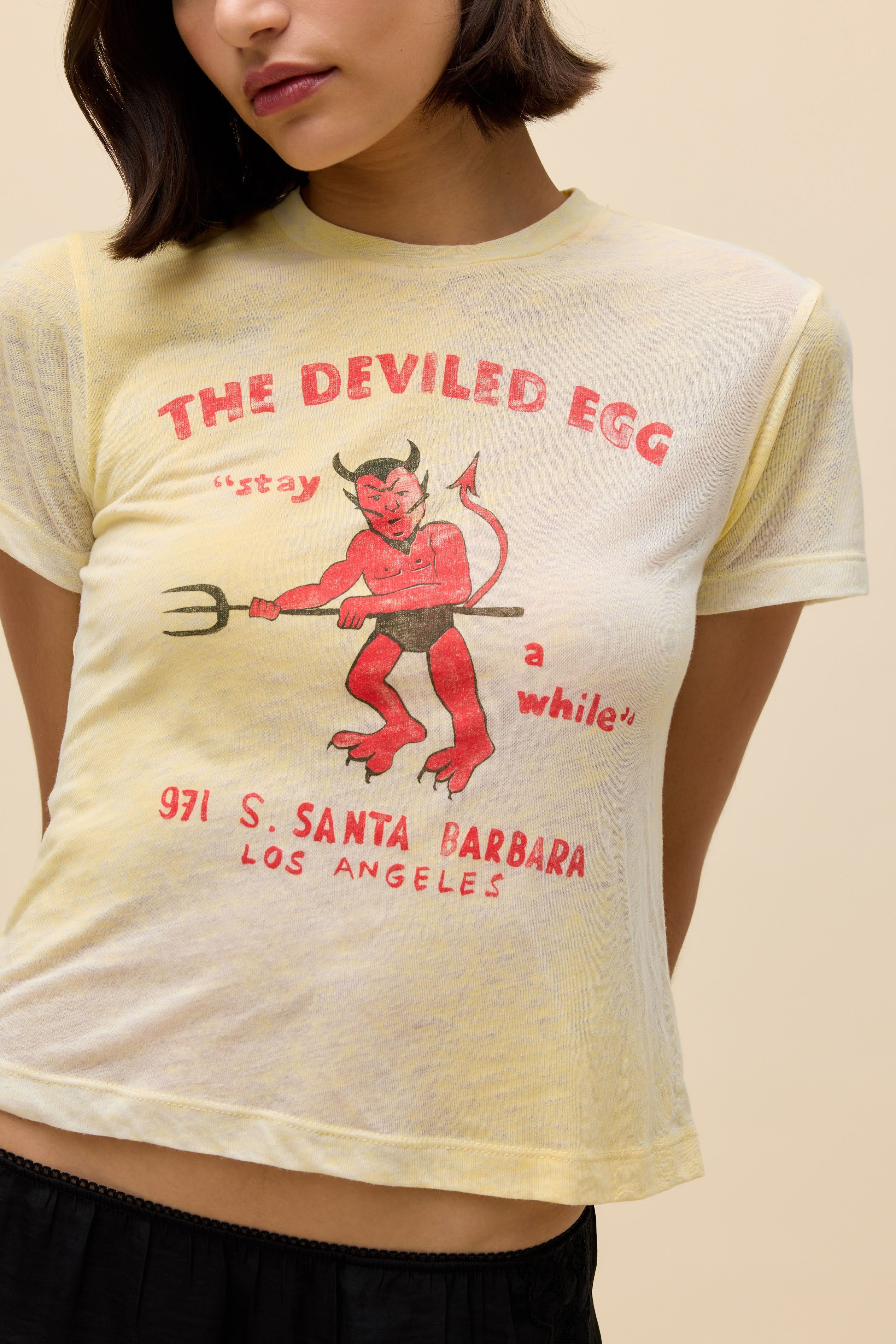The Deviled Egg Burnout Vintage Tee | Daydreamer