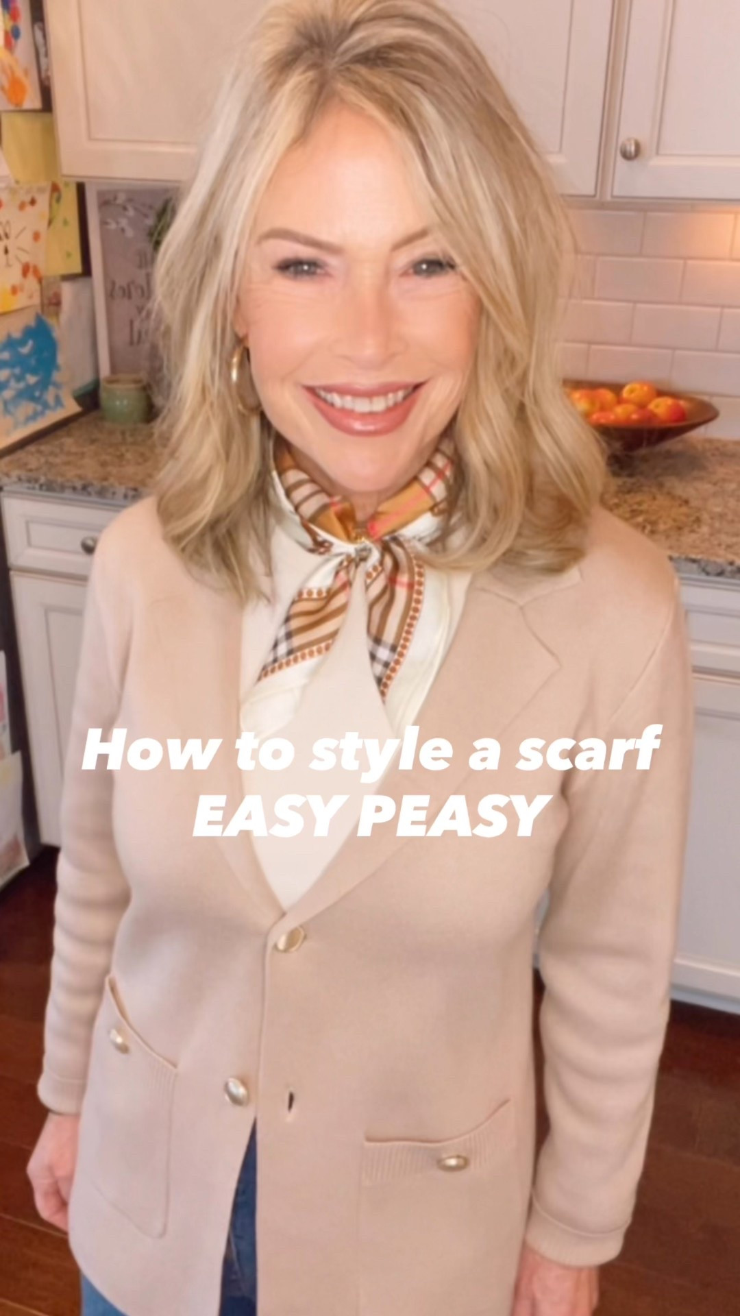 Cutest way to style a scarf using a ring!! 

#LTKgrwm #LTKootd #LTKdayinmylife