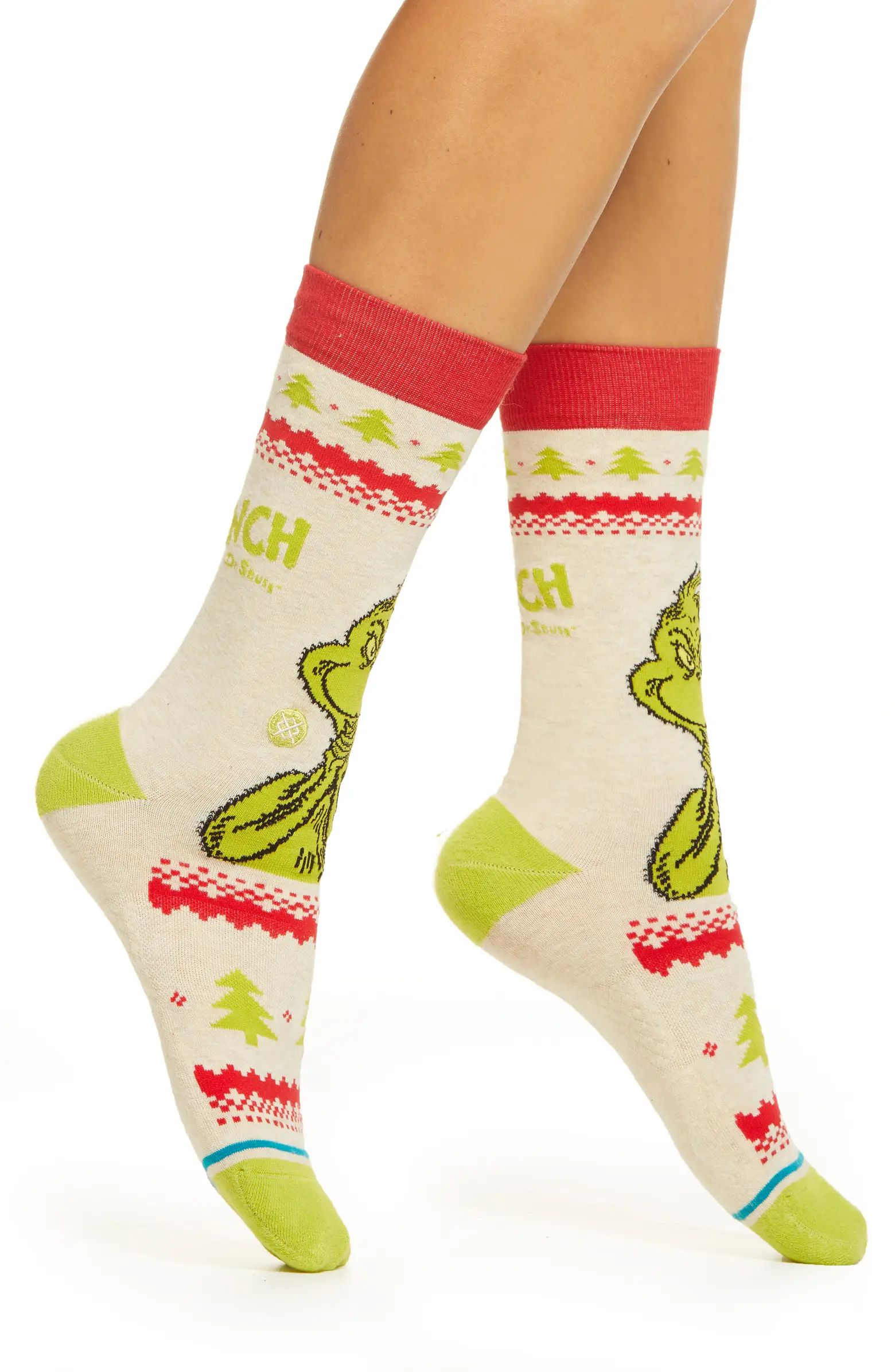 Stance Grinch Sweater Crew Socks | Nordstrom | Nordstrom