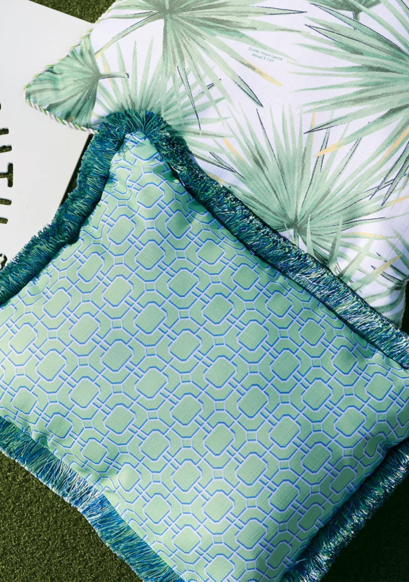 Sewing Down South x Crown & Ivy™ Outdoor Lumbar Pillow | Belk