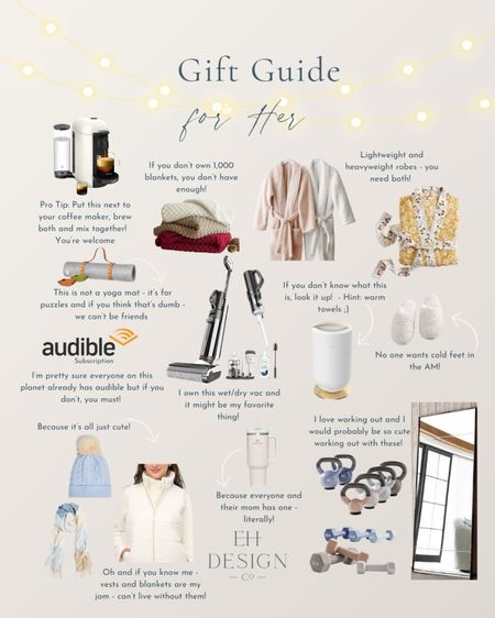 They’re here - Our gift guides! We don’t just throw these together! My husband actually shops these for my gifts so the gotta good! 


#LTKHoliday #LTKCyberWeek #LTKGiftGuide