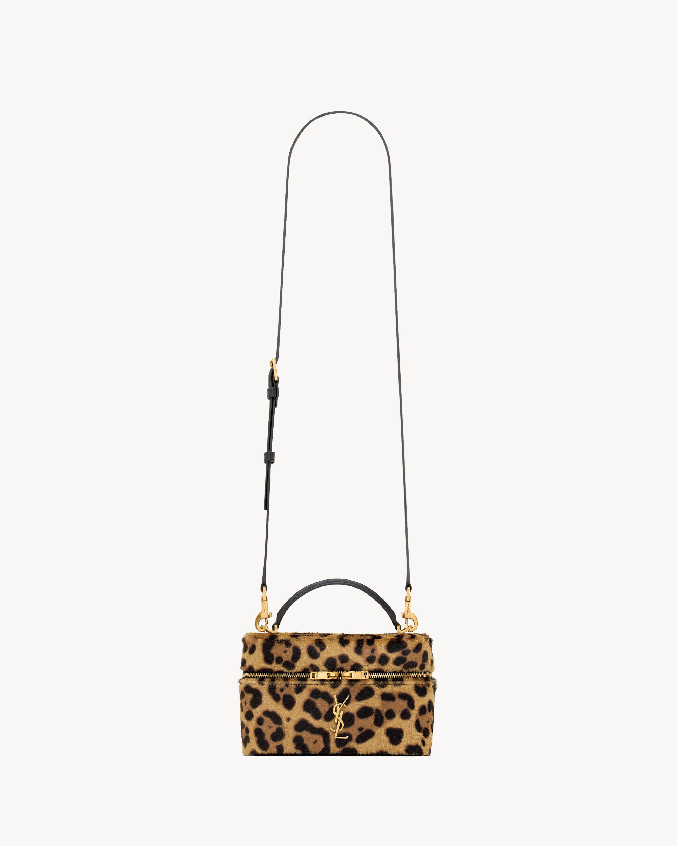 Saint Laurent Gaby Vanity In Pony Hair Leather - Amber - Women - One Size | Saint Laurent Inc. (Global)