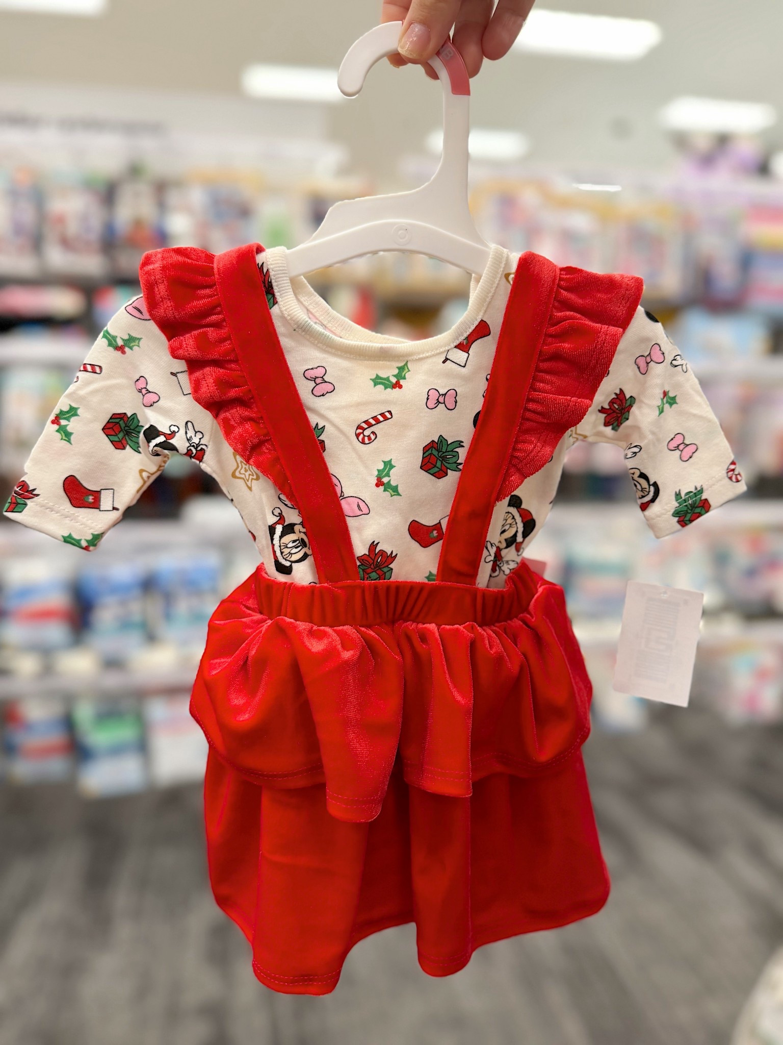 The cutest baby girl holiday Minnie Mouse outfit ❤️

#LTKSeasonal #LTKKids #LTKBaby