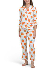 Tahari Pumpkin PJs | TJ Maxx