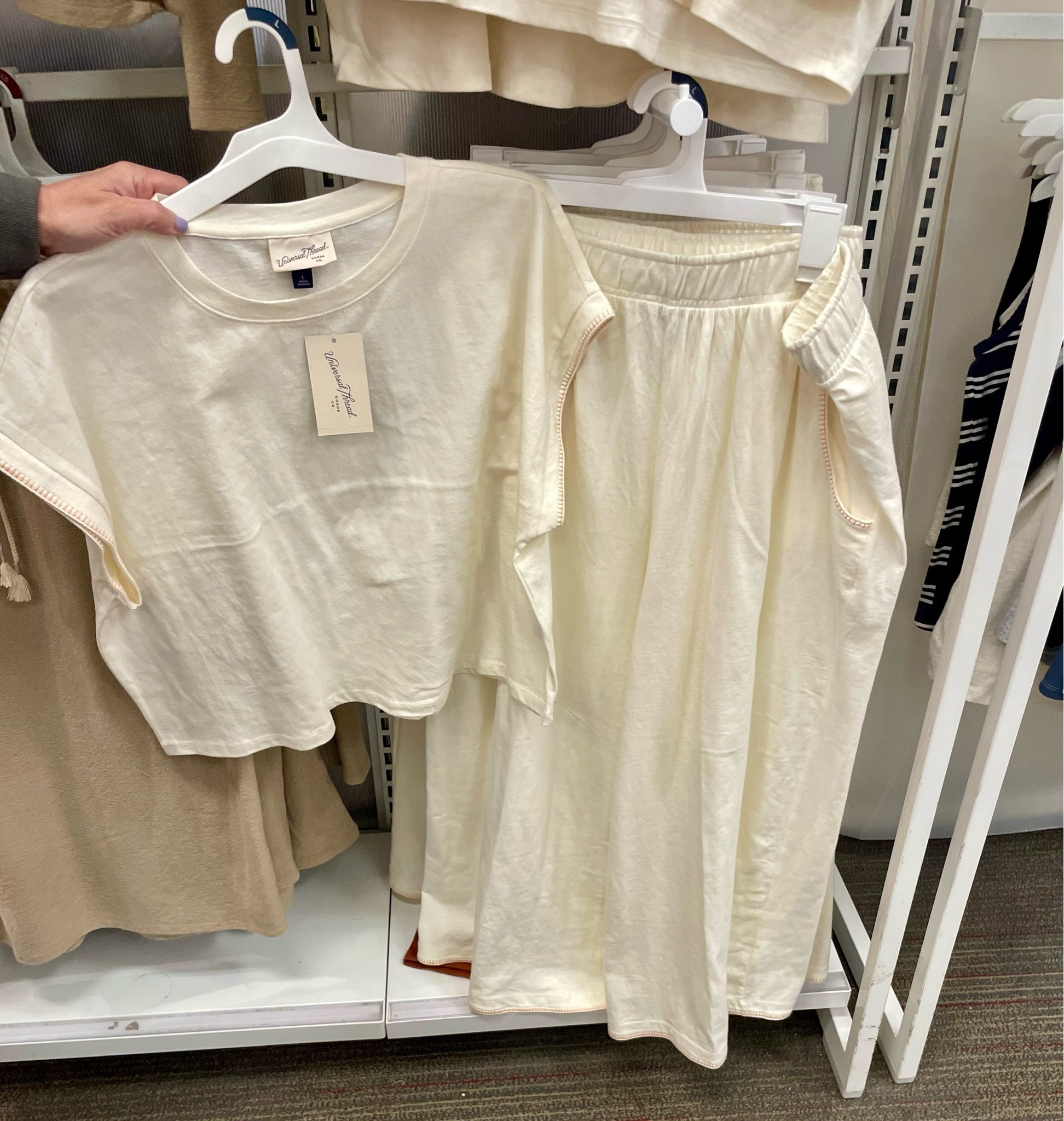 New at Target

Women's Short Sleeve Jersey Knit T-Shirt on sale $10.50!

Women's Mid-Rise Wide Crop Leg Jersey Knit Pull-On Pants

Also in black and green

Target Style

#LTKOver40 #LTKSaleAlert