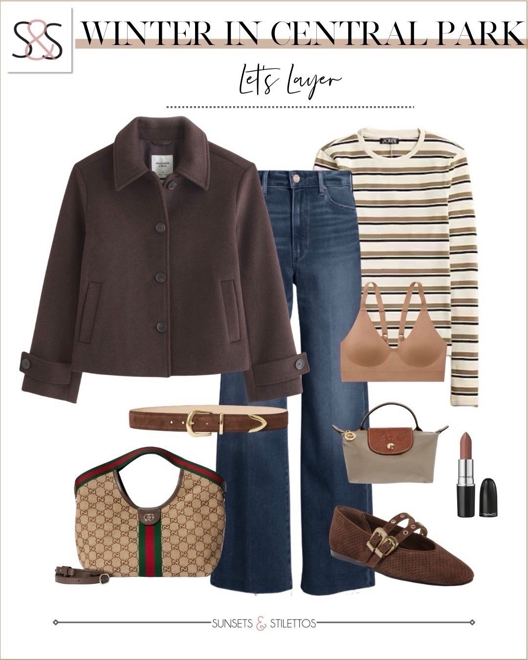 This coat is back in full stock!

Winter outfit women, Central Park winter outfit, layered fall look, brown jacket outfit, striped long sleeve top, straight leg jeans women, ballet flats outfit, Gucci inspired bag look, neutral winter outfit, weekend city outfit women, winter walking outfit, winter travel style women

#LTKmomlife #LTKSeasonal #LTKOver40