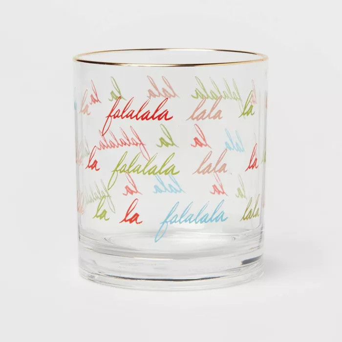 14oz Plastic Falalalala Glass - Threshold™ | Target