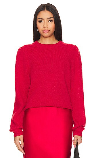 Busy Oversized 80s Sweater in Heartbeat | Revolve Clothing (Global)