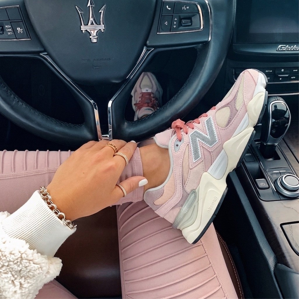 New balance 9060 sneakers I went down a half size and changed the lace color 