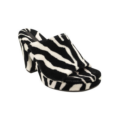 NIB BOTTEGA VENETA Black & White Carpet Zebra Gleam Sandals Size 6/36 | eBay US