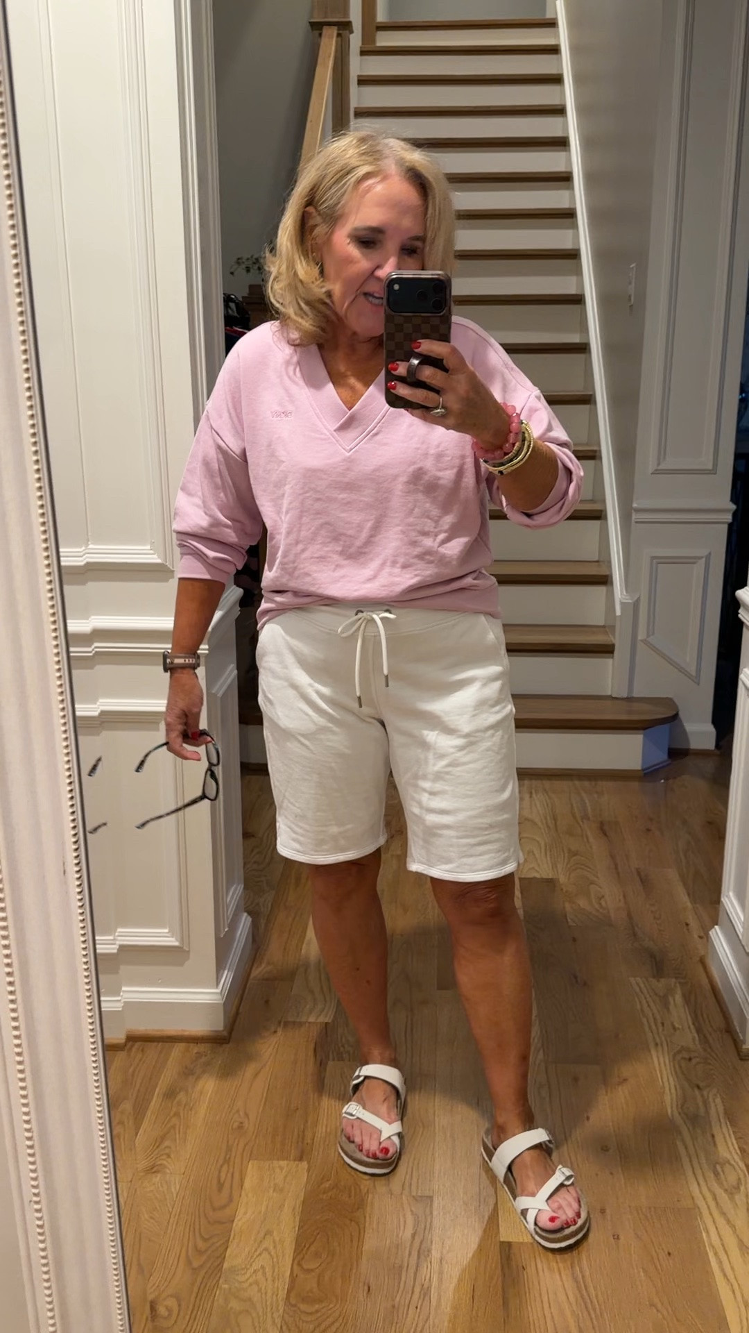 Summer loungewear! I’m in a medium. I love this. 

Bracelets code NANETTE20 20% off I get the medium sized bangles

#LTKOver40 #LTKHome #LTKootd