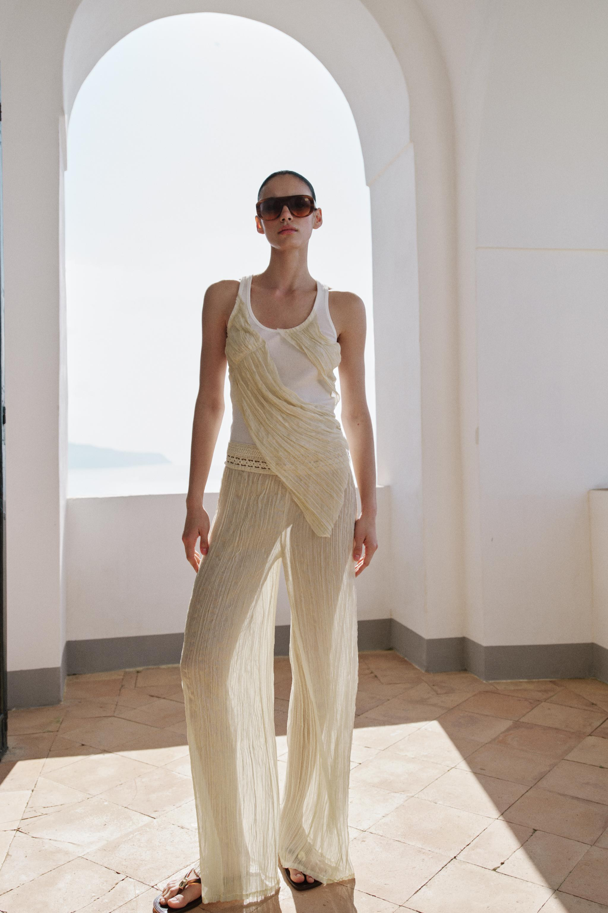 CROCHET TROUSERS | Zara UK