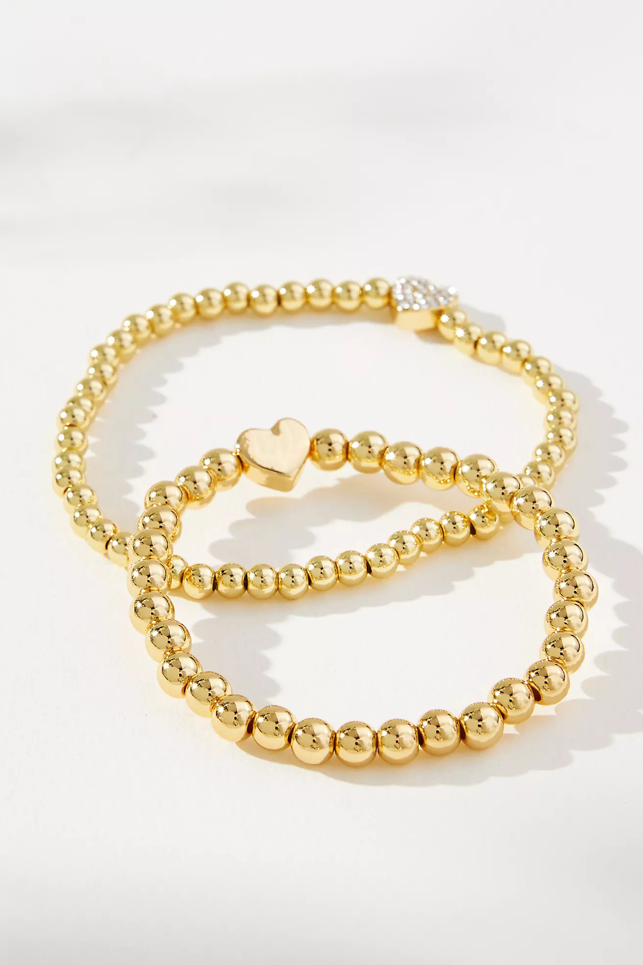 BaubleBar Mommy & Me Heart Bracelets, Set of 2 | Anthropologie (US)