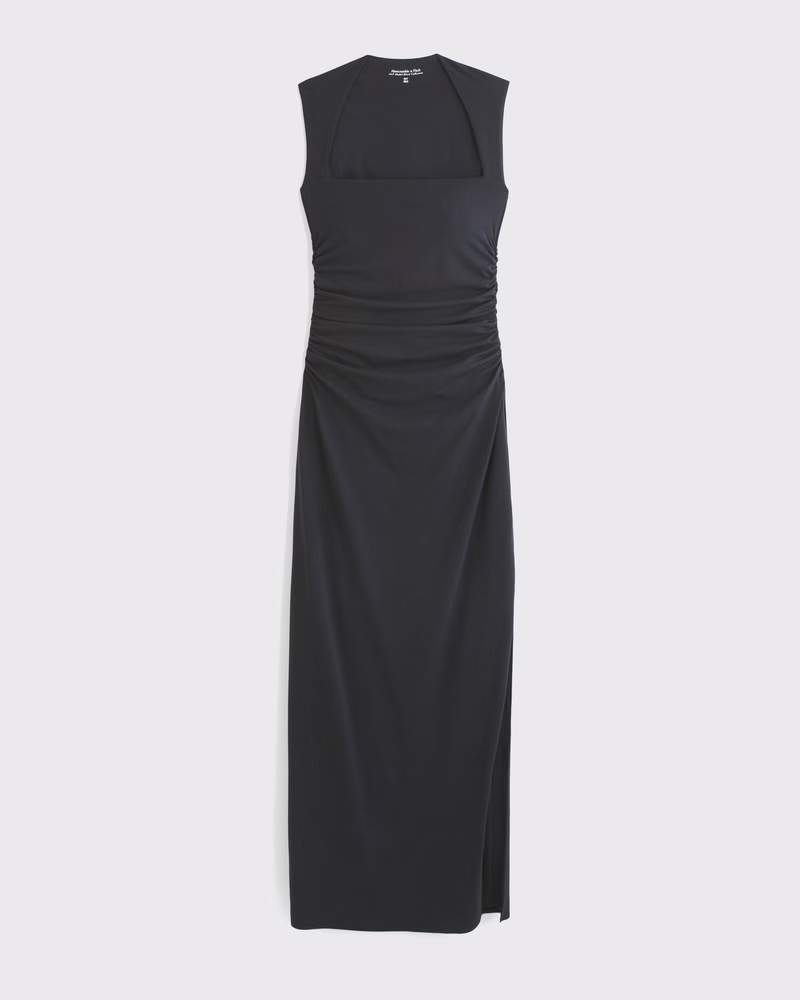 The A&F Ava Knit Midi Dress | Abercrombie & Fitch (US)