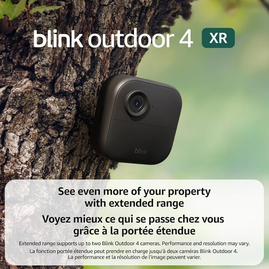 Blink Outdoor 4 XR (newest model) – two-year battery wireless camera with 4x security coverage,... | Amazon (CA)