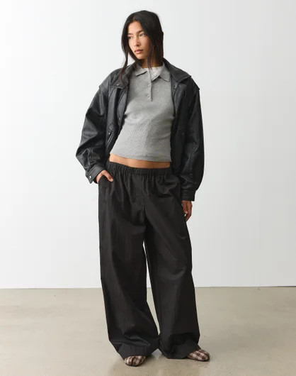 Mid Rise Elastic Waist Pant | Glassons (Australia)