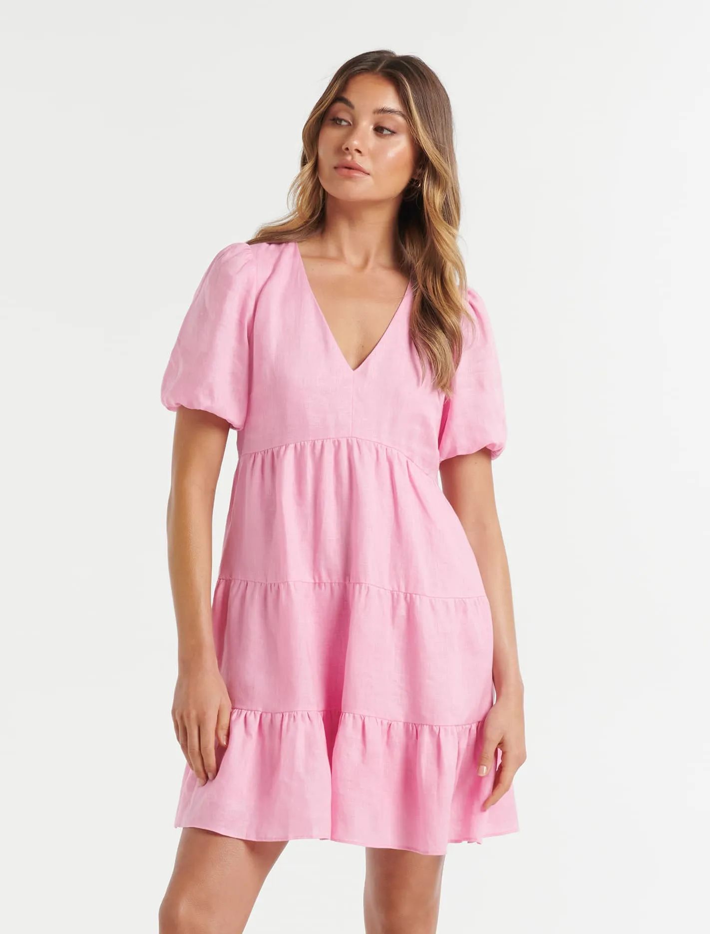 Tuscany Linen Mini Dress | Forever New (AU)