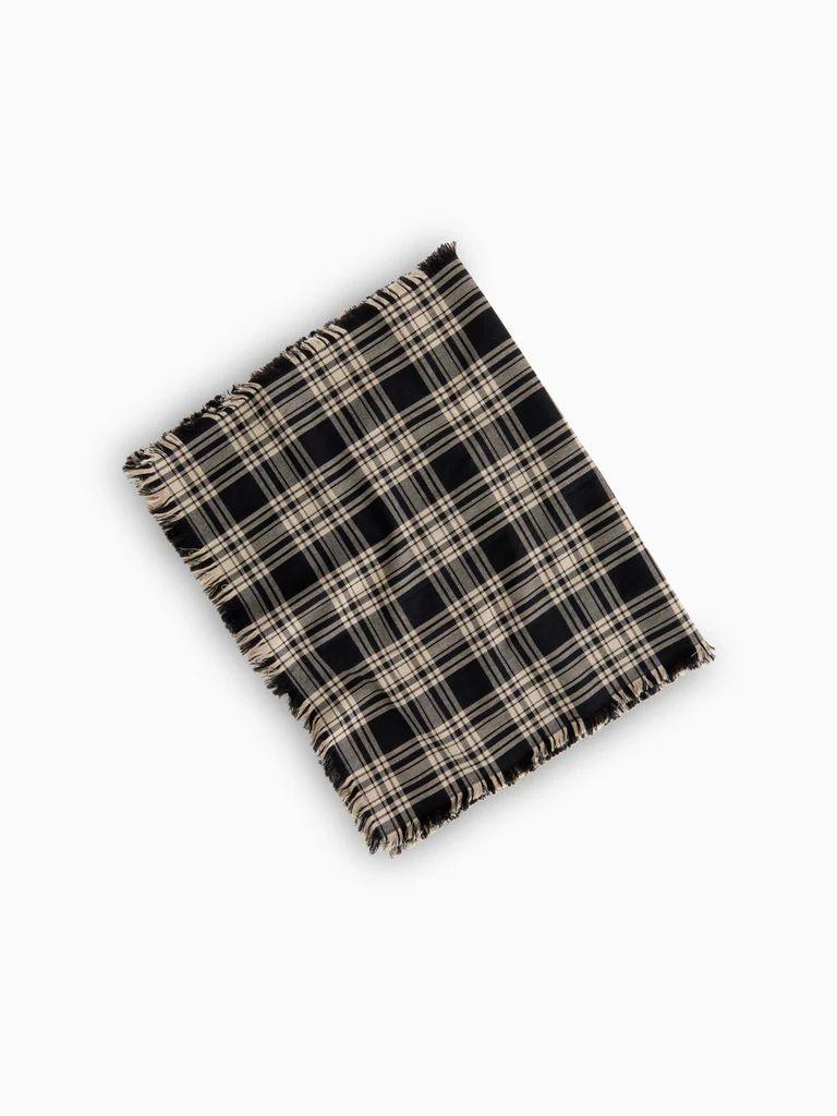 Tartan Scarf in Brushed Cotton | Alex Mill