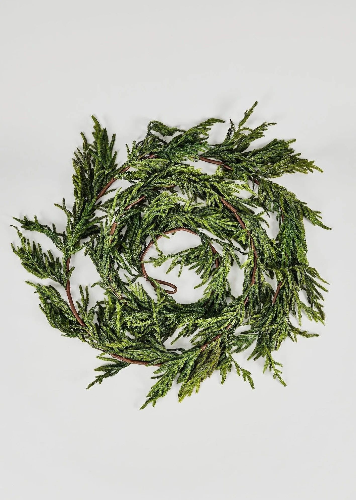 Afloral Real Touch Norfolk Pine Garland - 180" Long | Afloral