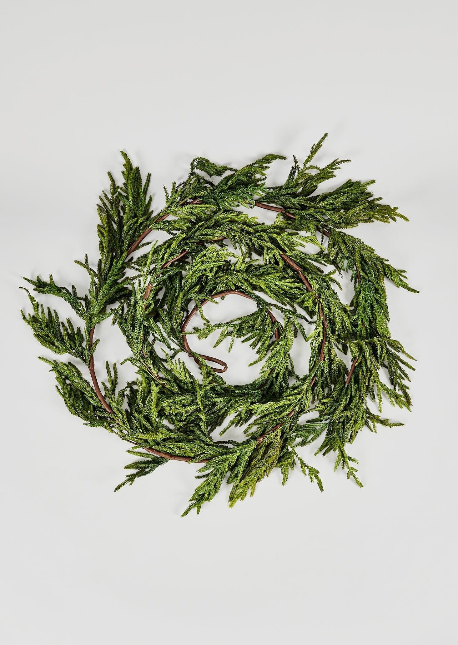 Afloral Real Touch Norfolk Pine Garland - 180" Long | Afloral