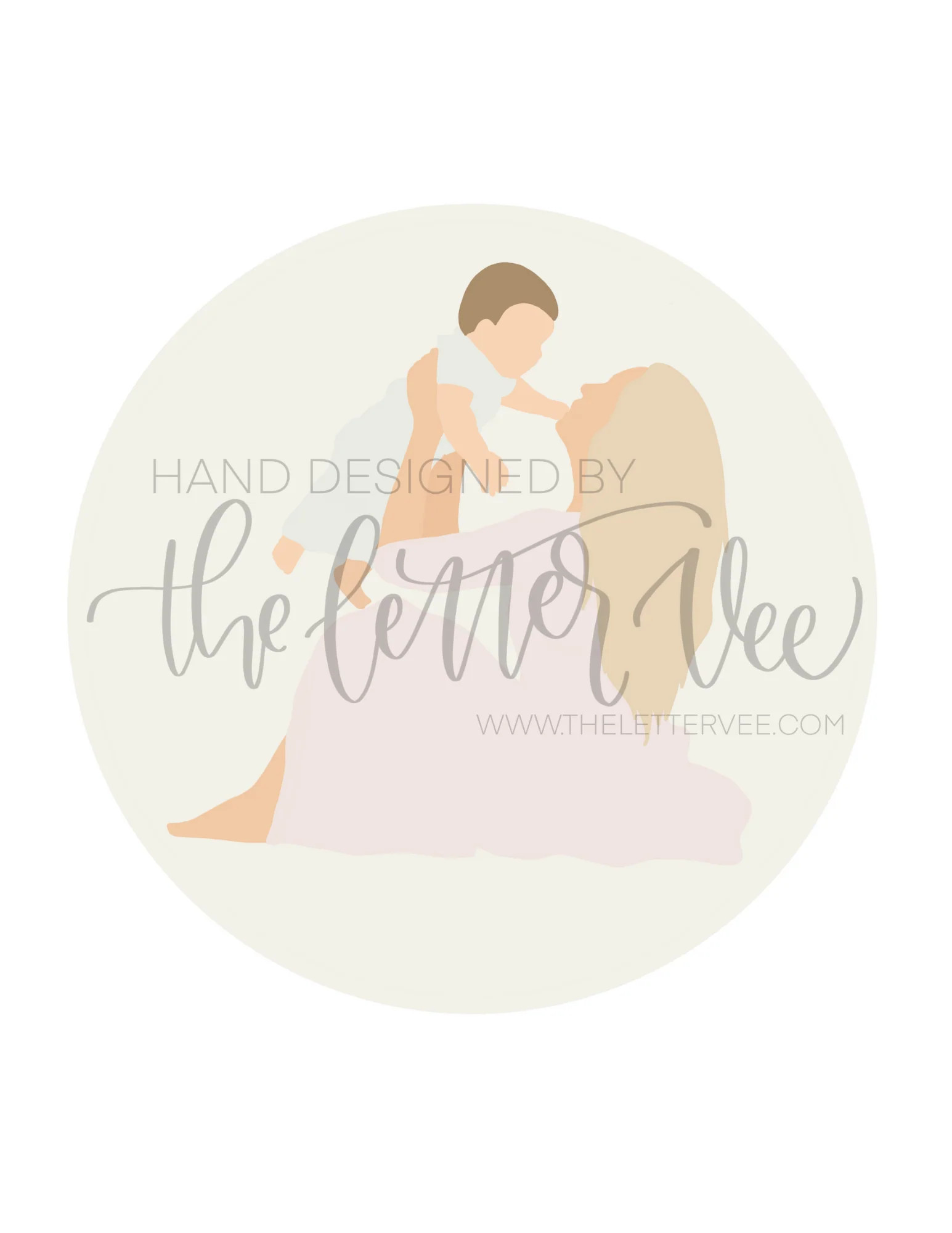 Mama & Baby Prints | Art Bundle | The Letter Vee