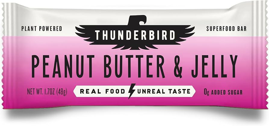 Thunderbird Bars Energy Snack, Gluten-Free with Protein, Healthy Real Food, Vegan Non-GMO, No Add... | Amazon (US)