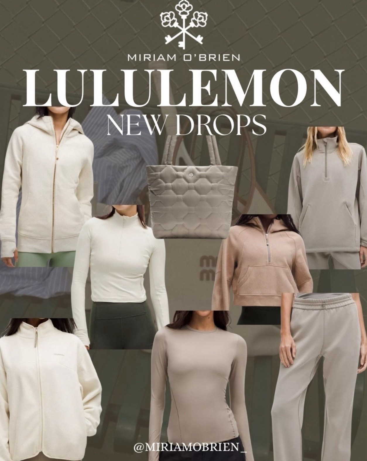 New Drops at Lululemon! 

Follow me at @miriamobrien_ on IG and TikTok! 

#LuluArrivals #LuluSets #LuluSeasonalFit #LuluNeutrals 

#LTKStyleTip #LTKSeasonal #LTKOver40

#LTKActive #LTKStyleTip #LTKGiftGuide

#LTKStyleTip #LTKGiftGuide #LTKHoliday