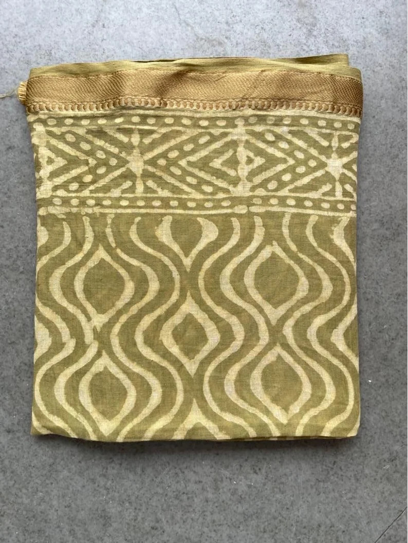 Indigo Light Green Colour Indian Hand Block Print Beach Sarongs Soft Voile Fabric Summer Pareo - ... | Etsy (US)