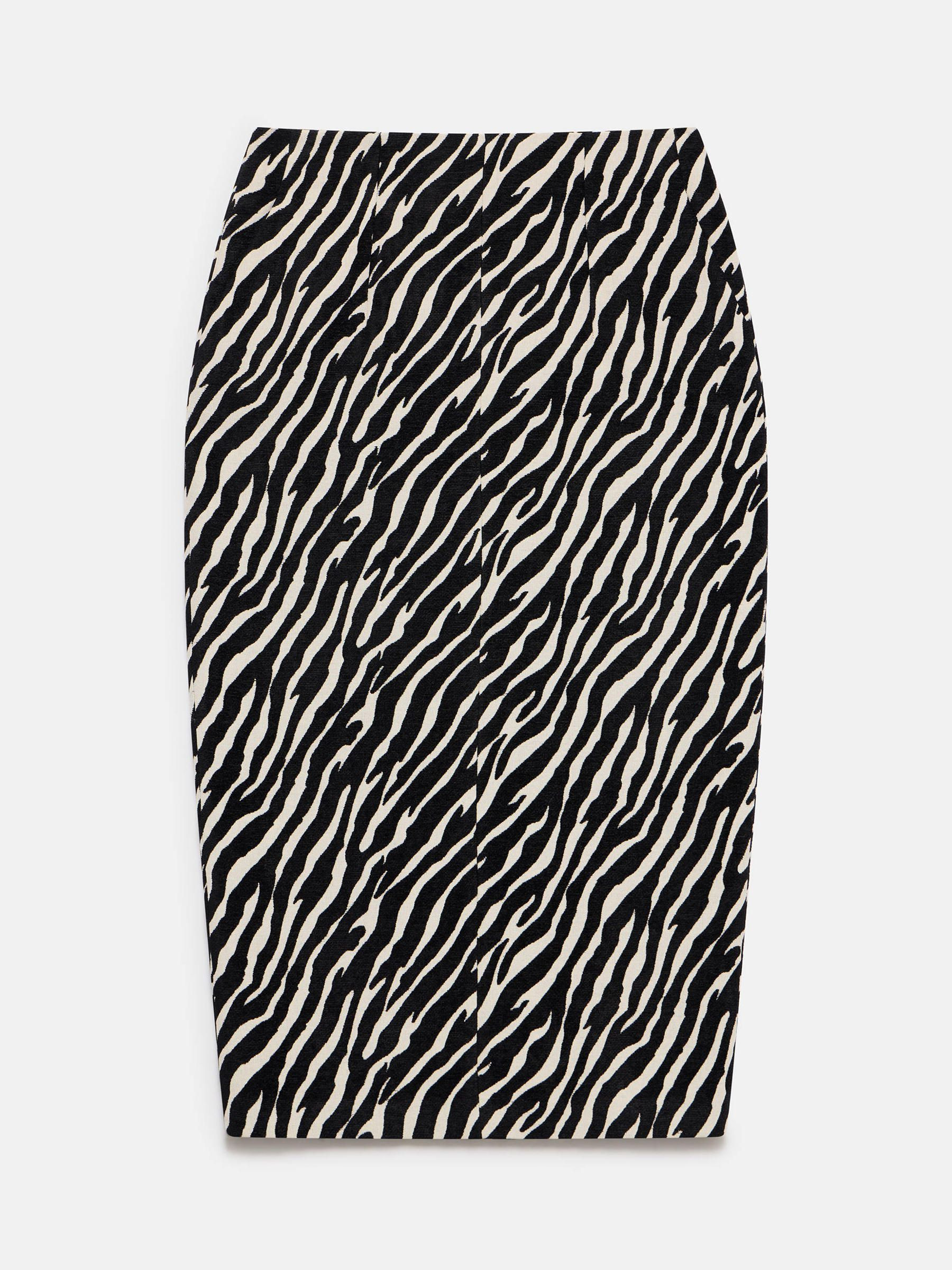 Mint Velvet Mint Velvet Natural Zebra Print Midi Skirt | Next US