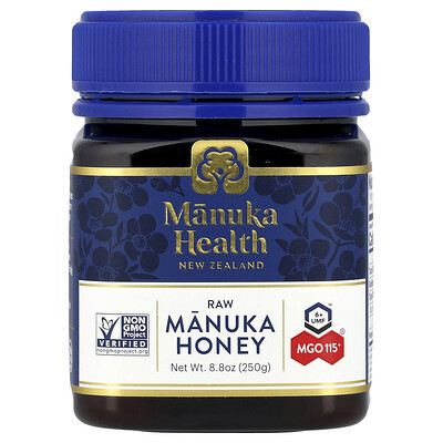 Manuka Health, Raw Manuka Honey, UMF 6+™, MGO 115+, 8.8 oz (250 g) | iHerb