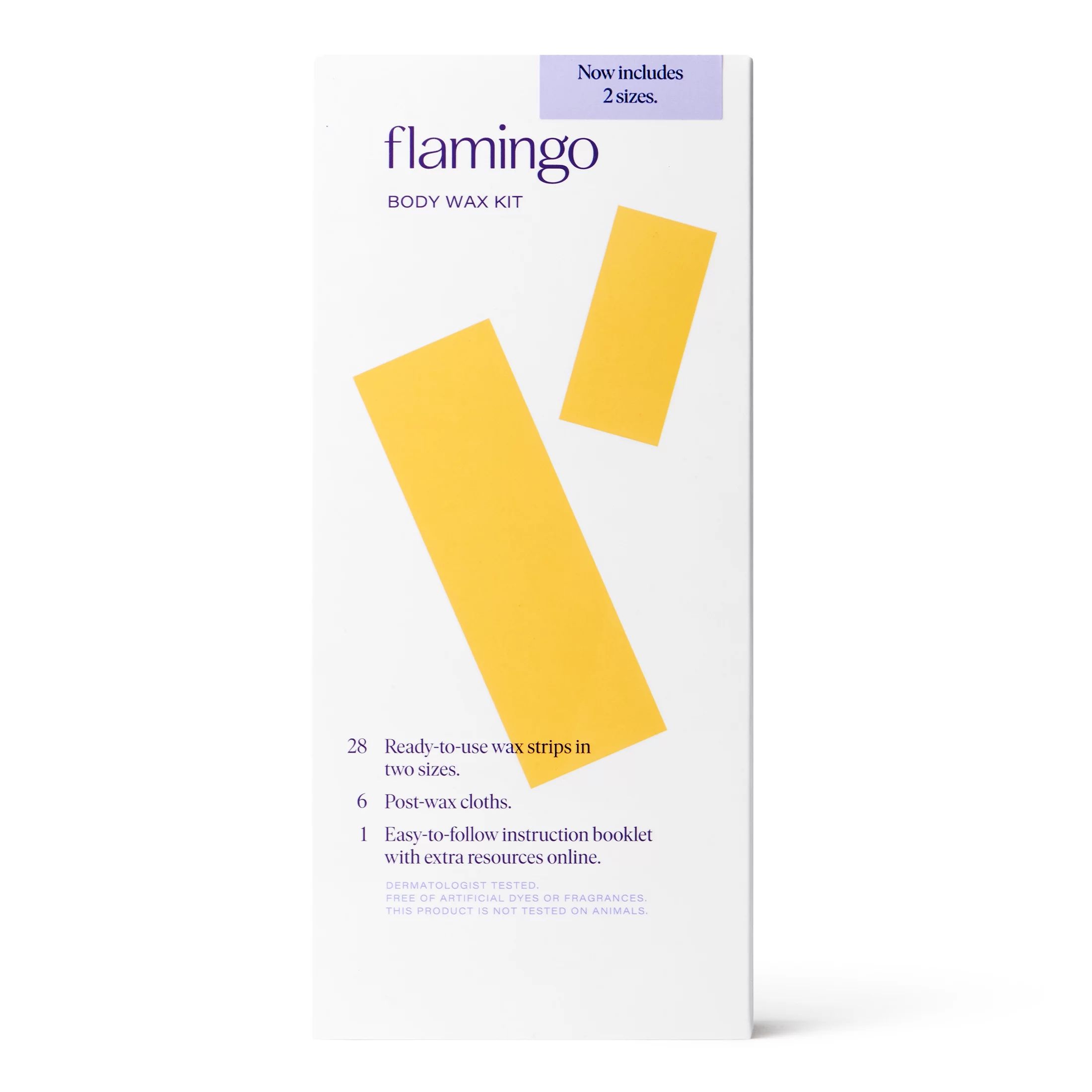 Flamingo Women's Body Wax Kit, Gel-Wax Strips, 28 Ct | Walmart (US)