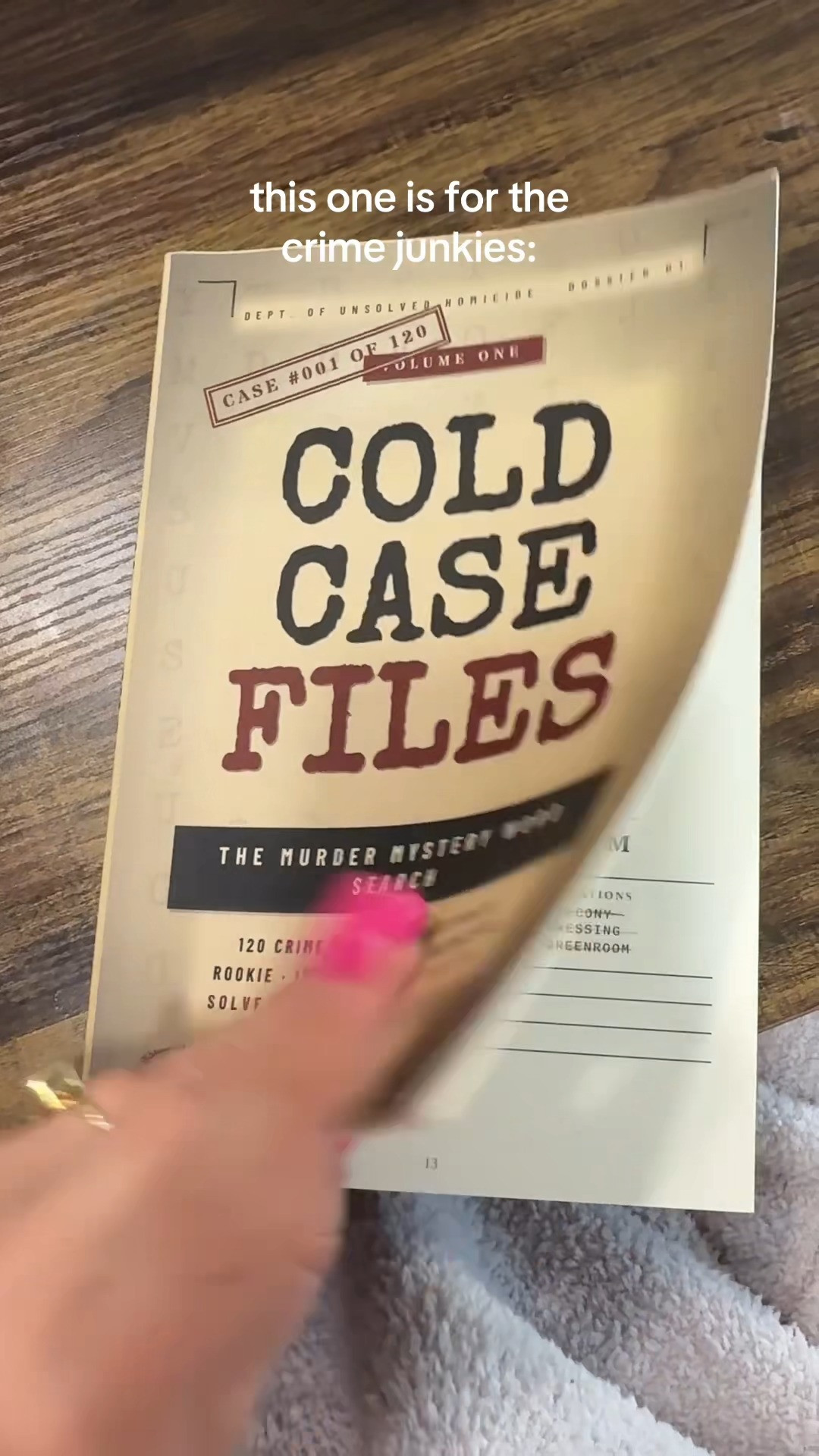 Murder mystery fans, this one turns your downtime into a fun little brain break. Grab a pen and see how quickly you can crack each word search. 

 #LTKdayinmylife #LTKmorningroutine #LTKvlog