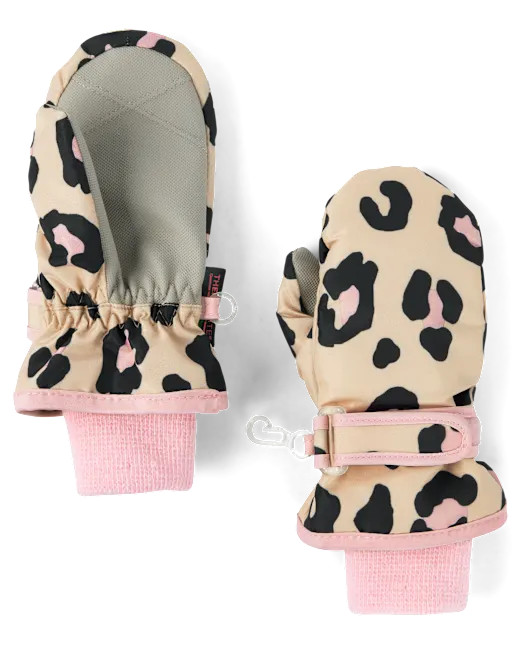 Toddler Girls Print Ski Mittens | The Children's Place