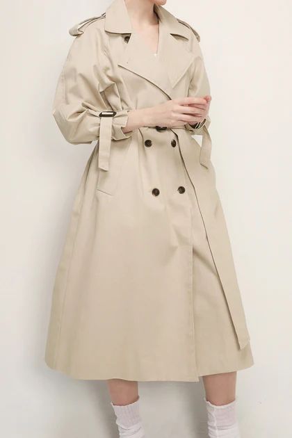 Annie Maxi Trench Coat | Storets (Global)