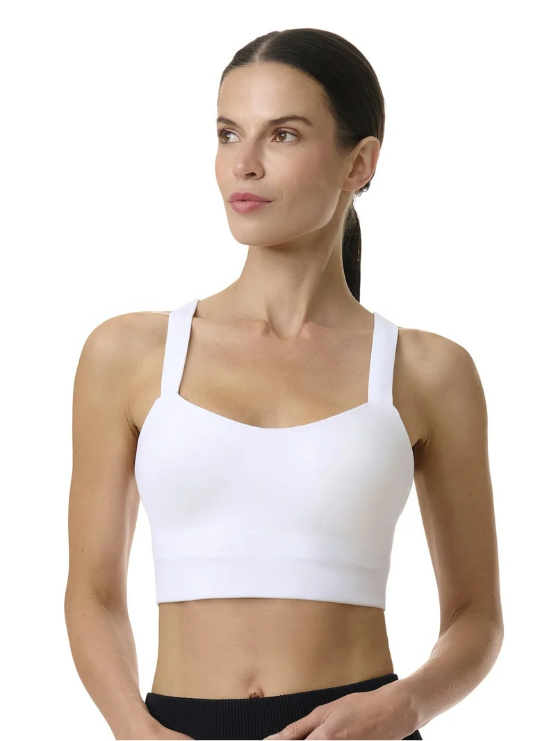 Avia Women's Low Impact Longline Strappy Back Sports Bra, Sizes XS-XXXL | Walmart (US)