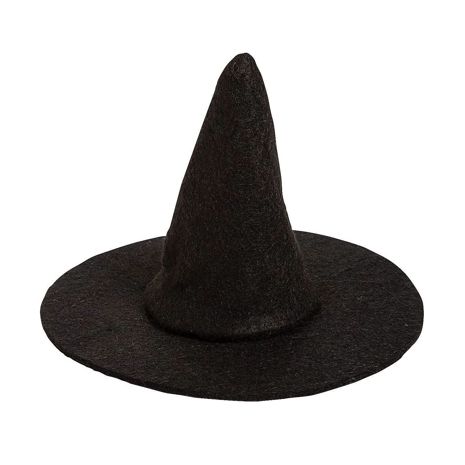 4" Do It Yourself Felt Witch Hats (6Pc) - Craft Supplies - 6 Pieces - Walmart.com | Walmart (US)