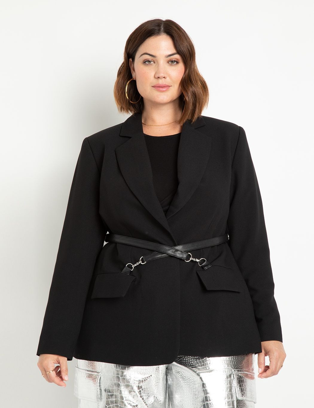Cinched Waist Blazer | Eloquii