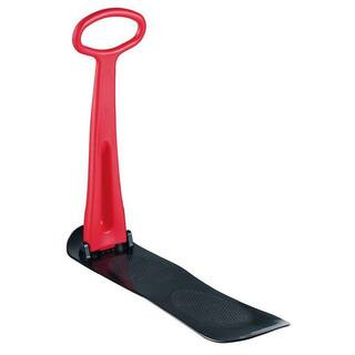 Fold-Up Snow Ski Scooter with Grip Handle Snow Sled for Winter Use in Red Color | The Home Depot