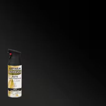 Rust-Oleum Universal Matte Farmhouse Black Spray Paint and Primer In One (NET WT. 12-oz) | Lowe's