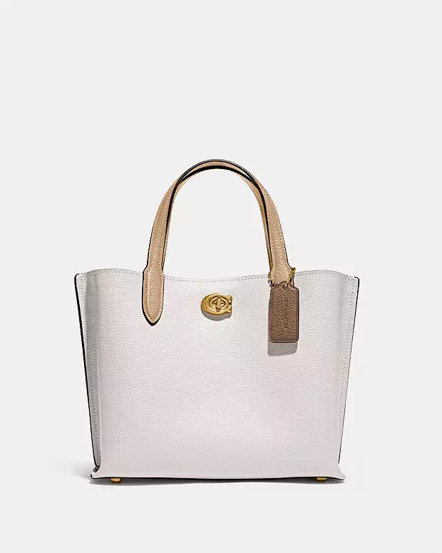Willow Tote Bag 24 In Colorblock | Coach (US)