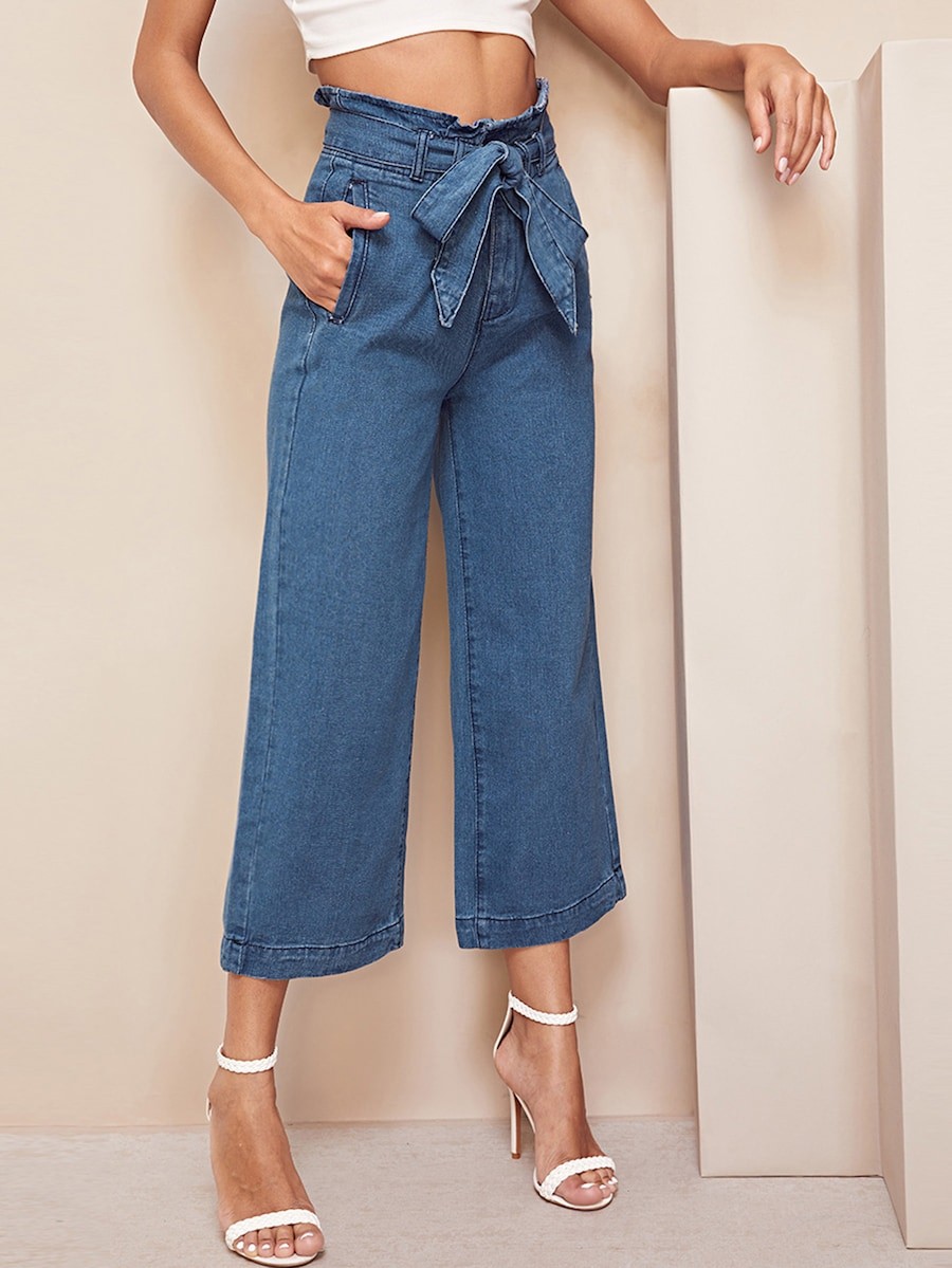 SHEIN High Waist Wide Leg Jeans | SHEIN